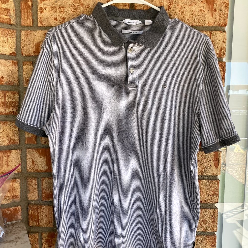 Calvin Klein Grey Striped Liquid Touch (Medium)
